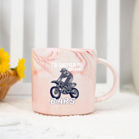 Dirt Bike Dirt Bike Riding Motocross Dirt Biking Marble Mugs