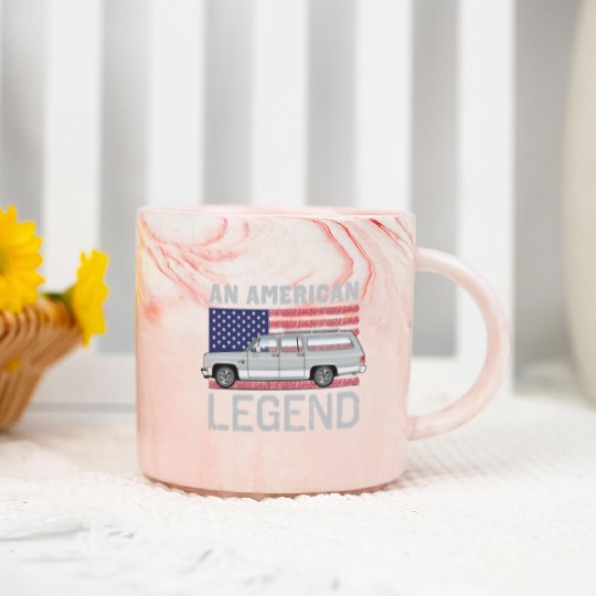 legend Light Silver Marble Mugs