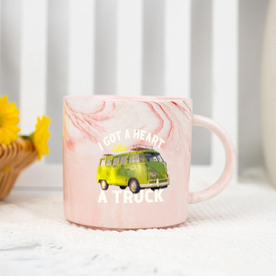 I Got A Heart Like A Truck Marble Mugs