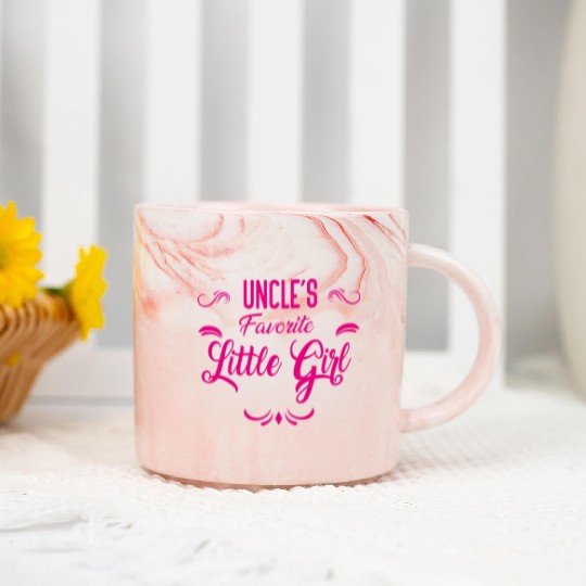Uncle s Favorite Little girl Marble Mugs