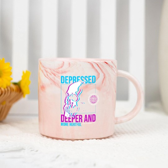 Depressed Streetwear Marble Mugs