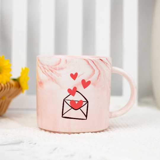 I Love My Girlfriend Marble Mugs