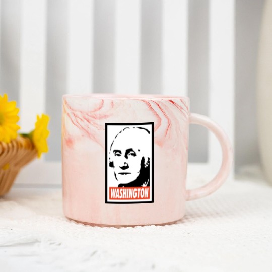 George Washington Marble Mugs