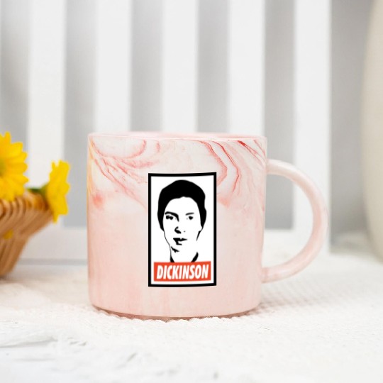 Emily Dickinson Marble Mugs