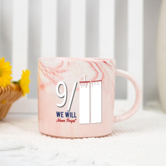 Patriot Day 9 11 Twin Towers New York USA Amerika Marble Mugs