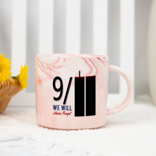 Patriot Day 9 11 Twin Towers New York USA Amerika Marble Mugs