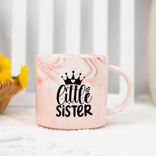 Little sister Marble Mugs