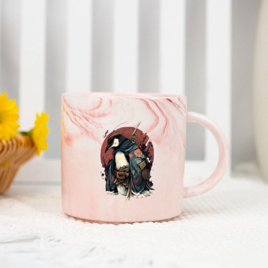 Samurai Novelty fighter caracter fantasy Marble Mugs