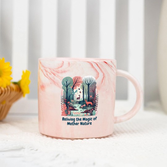 Get Your Fill of Nature with Our Classic Designs Marble Mugs