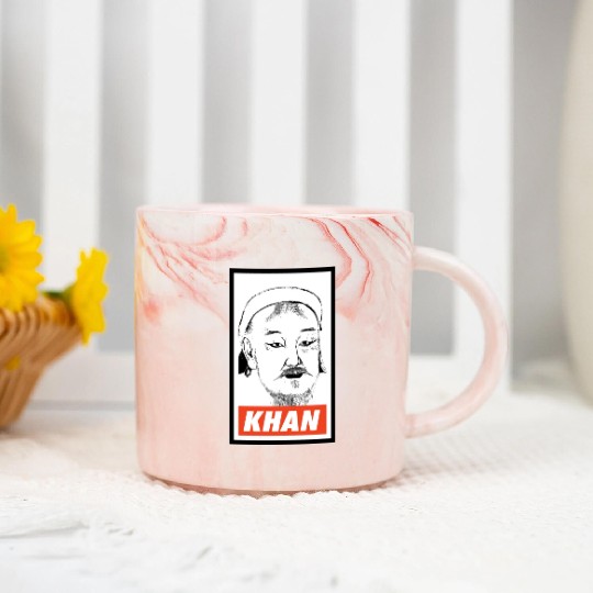 Genghis Khan Marble Mugs