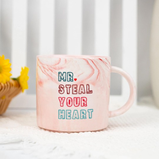 Funny Valentine Day Marble Mugs