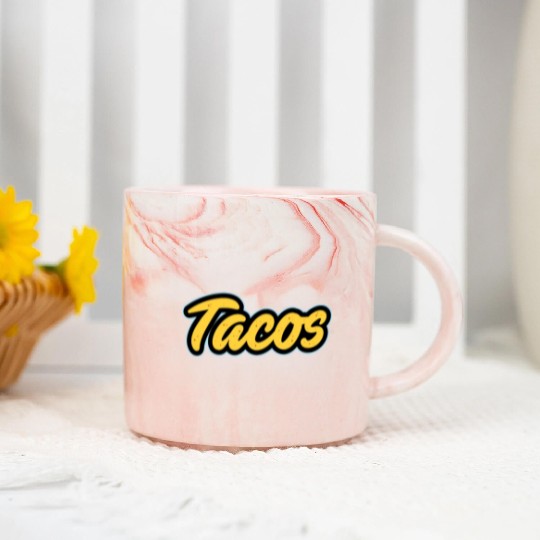 Tacos Lover I Love Tacos I Make The Best Tacos Marble Mugs