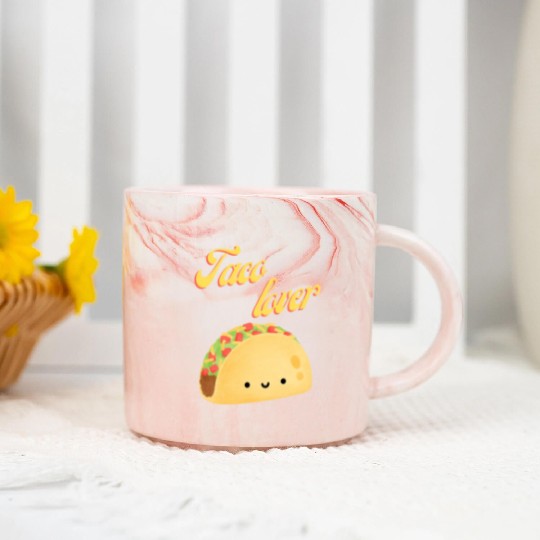 Taco Lover I Love Tacos Tacos Lover Marble Mugs