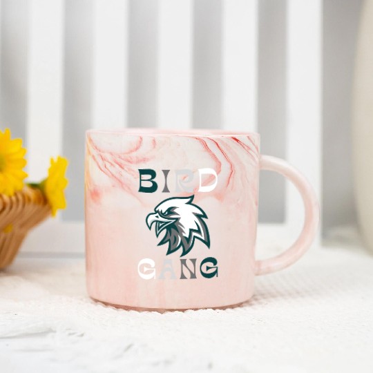 Eagle Bird Gang Funny Philadelphia Marble Mugs