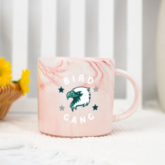Eagle Bird Gang Funny Philadelphia Marble Mugs