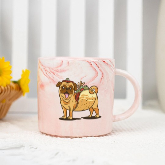 Mexican pug Marble Mugs