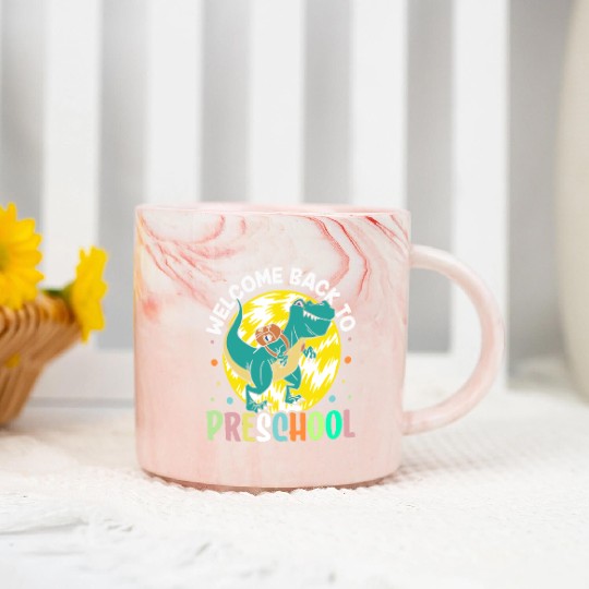 Welcome Back To Preschool Back To School Pupil Marble Mugs