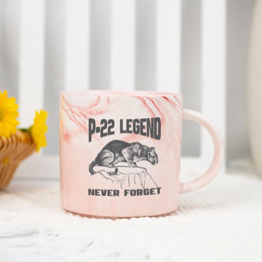 P22 MOUNTAIN LION SILVER LAKE NEVER FORGET Marble Mugs
