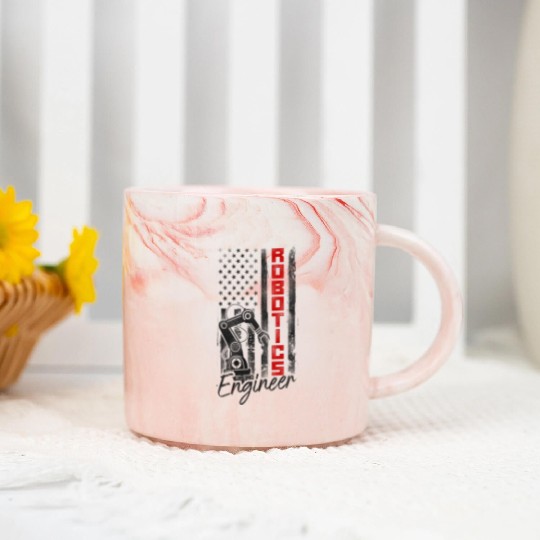Robot Robotics Engineer American Marble Mugs