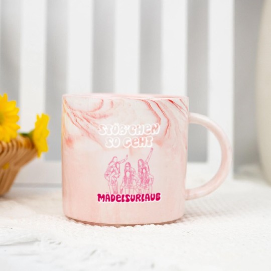 Cheers girls trip girls vacation Spring Break Marble Mugs