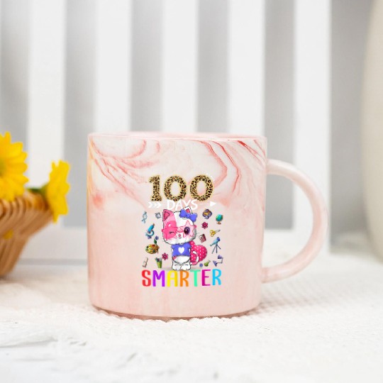 Happy 100th Day Of School Smarter Marble Mugs
