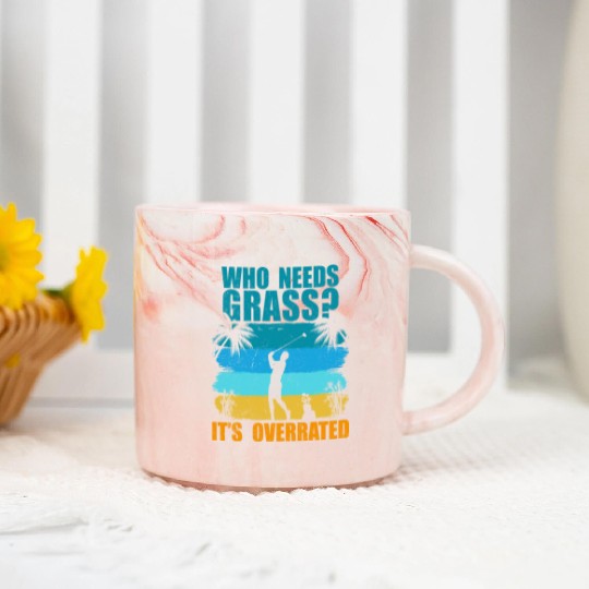 Who needs grass? It's overrated! Marble Mugs