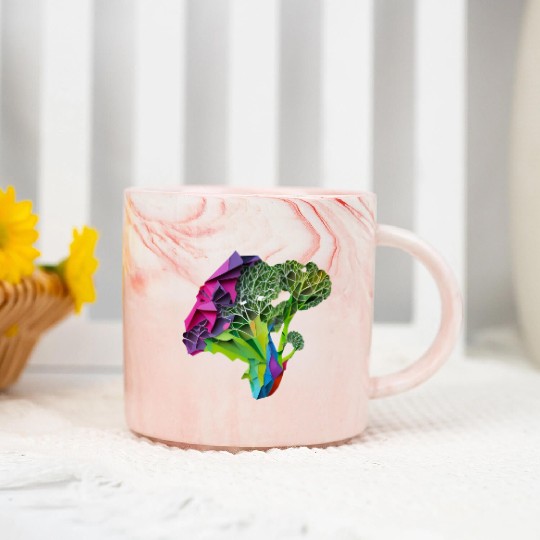 Origami Broccoli: Delightful and Whimsical Paper Marble Mugs