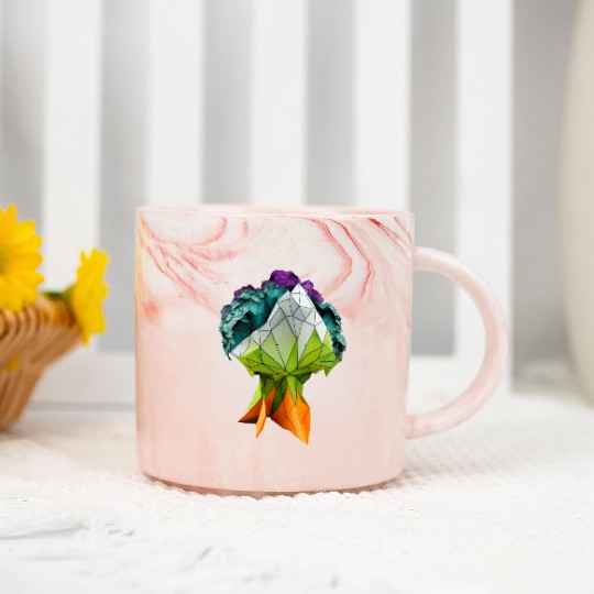 Origami Broccoli: Delightful and Whimsical Paper Marble Mugs
