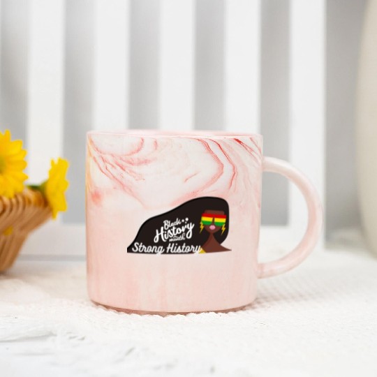 black history month Marble Mugs