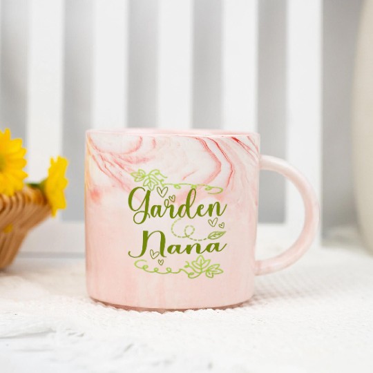 Garden Nana Marble Mugs