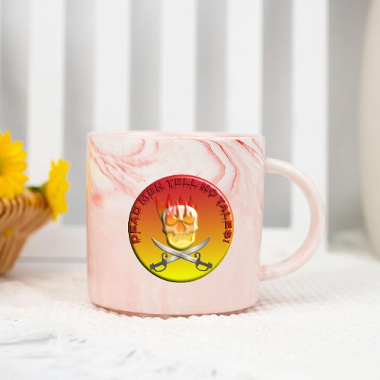 Dead men tell no tales Marble Mugs
