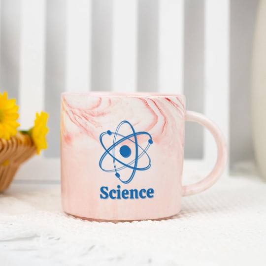 Atom Science Science Electron Molecule Physics Marble Mugs