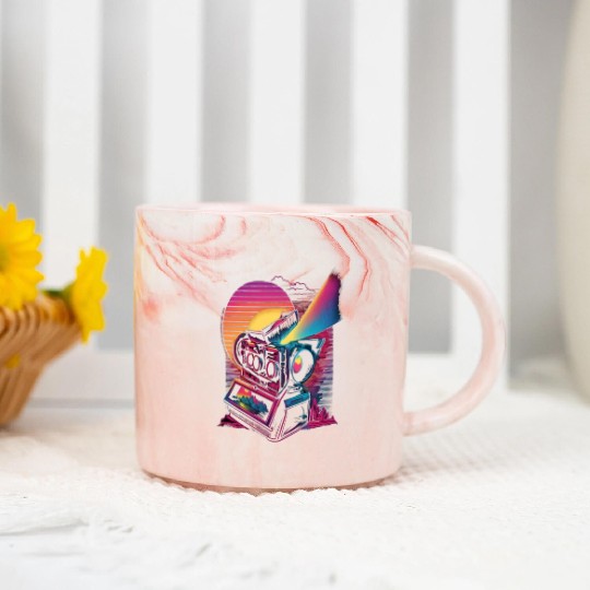 AV Technician Projector Audio Visual Tech Marble Mugs