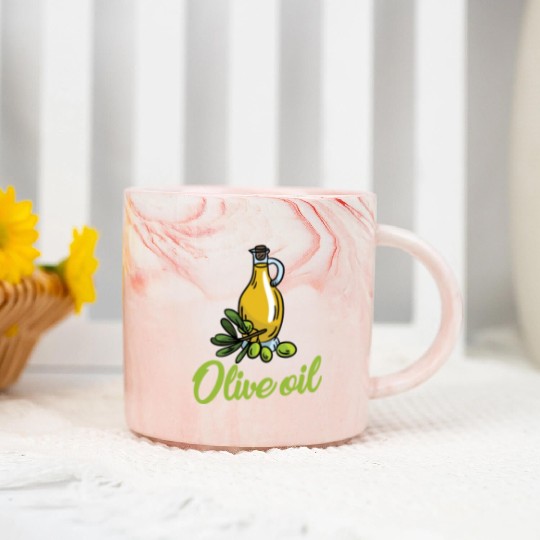 Olive Oil Marble Mugs