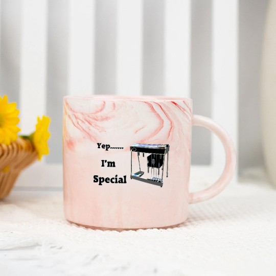 I'm Special Steel Guitar Marble Mugs