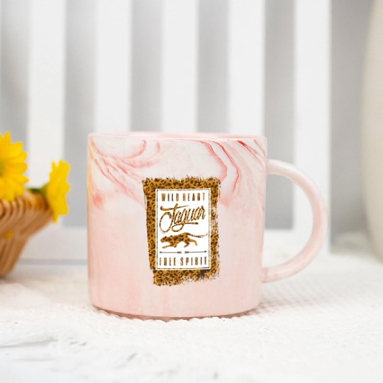 Jaguar Spirit Tribal Gift Idea Marble Mugs