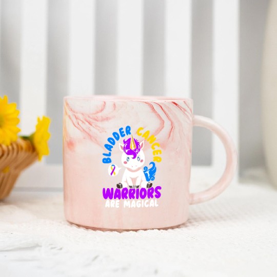Bladder Cancer Warriors Are Magical Bladder Cancer Marble Mugs