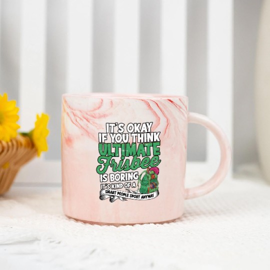 Ultimate Frisbee Importanter Disc Golf Ultimate Marble Mugs