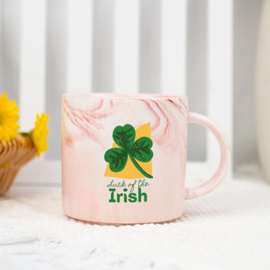 Luck of the Irish Marble Mugs