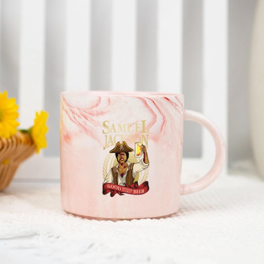 Raise a Glass with Samuel L Jackson Marble Mugs