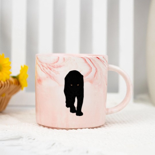Black Panther Marble Mugs