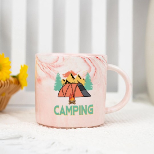 Camping | Wildlife Marble Mugs