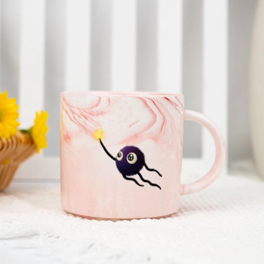 little soot sprite Marble Mugs