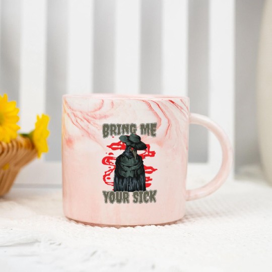 Plague Doctor Plague Doctor Mask Medicines Marble Mugs