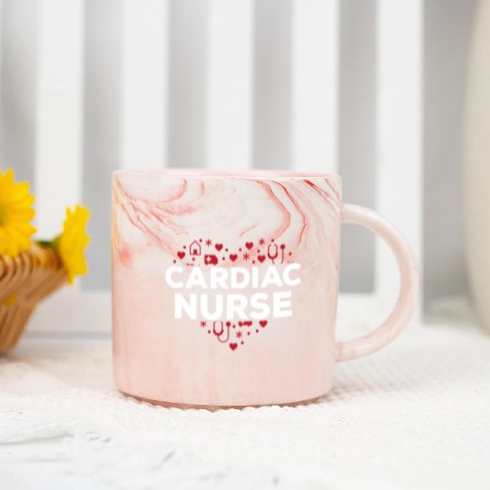 Cardiac Nurse Marble Mugs