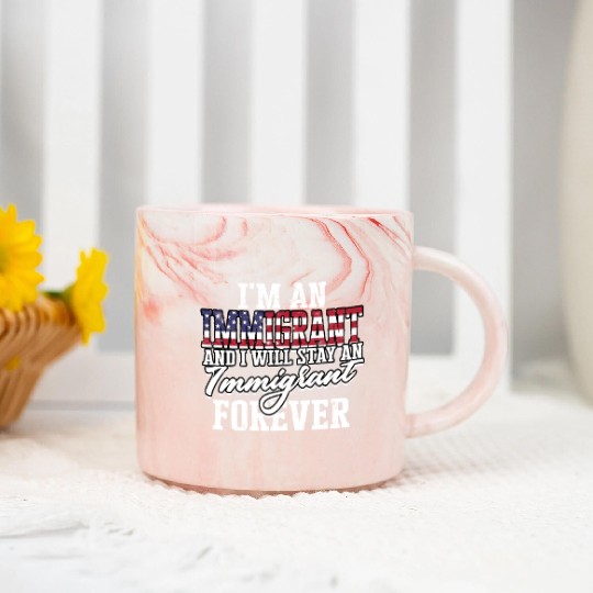 US Immigrant Indigenous USA Immigrants america Marble Mugs