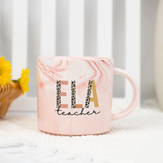 English Language Arts ELA Teacher Appreciation Marble Mugs