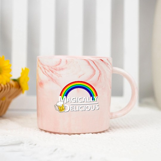 Magically Delicious Marble Mugs