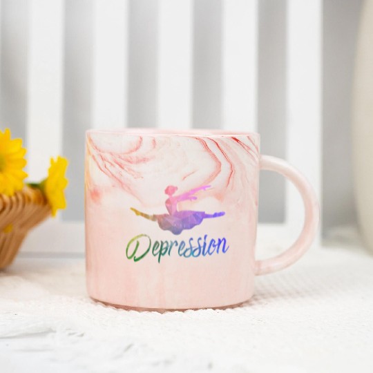 Ballet dance class gift dance dancer ballerina Marble Mugs