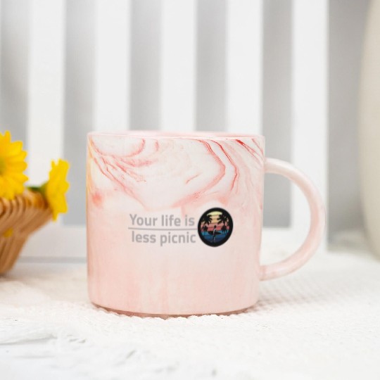 Sunset Surfing and holidays Marble Mugs